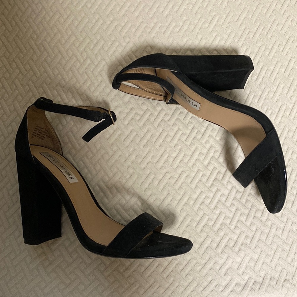 Black Steve Madden heels